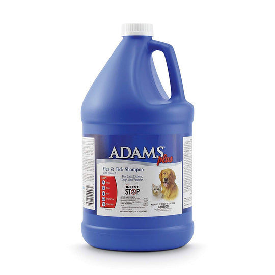 Adams Plus Flea and Tick Shampoo with Precor
