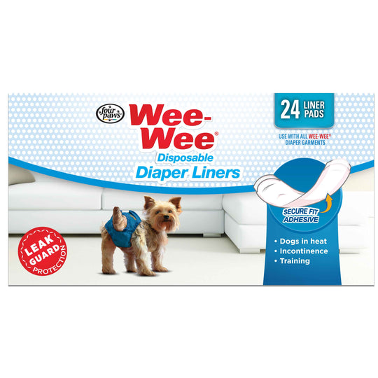 Wee-Wee Super Absorbent Disposable Dog Diaper Liners