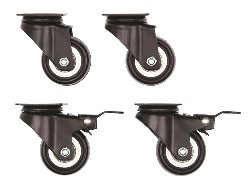 Skudo Pet Travel Carrier Wheel Casters 4 Pack - 1400CASTER