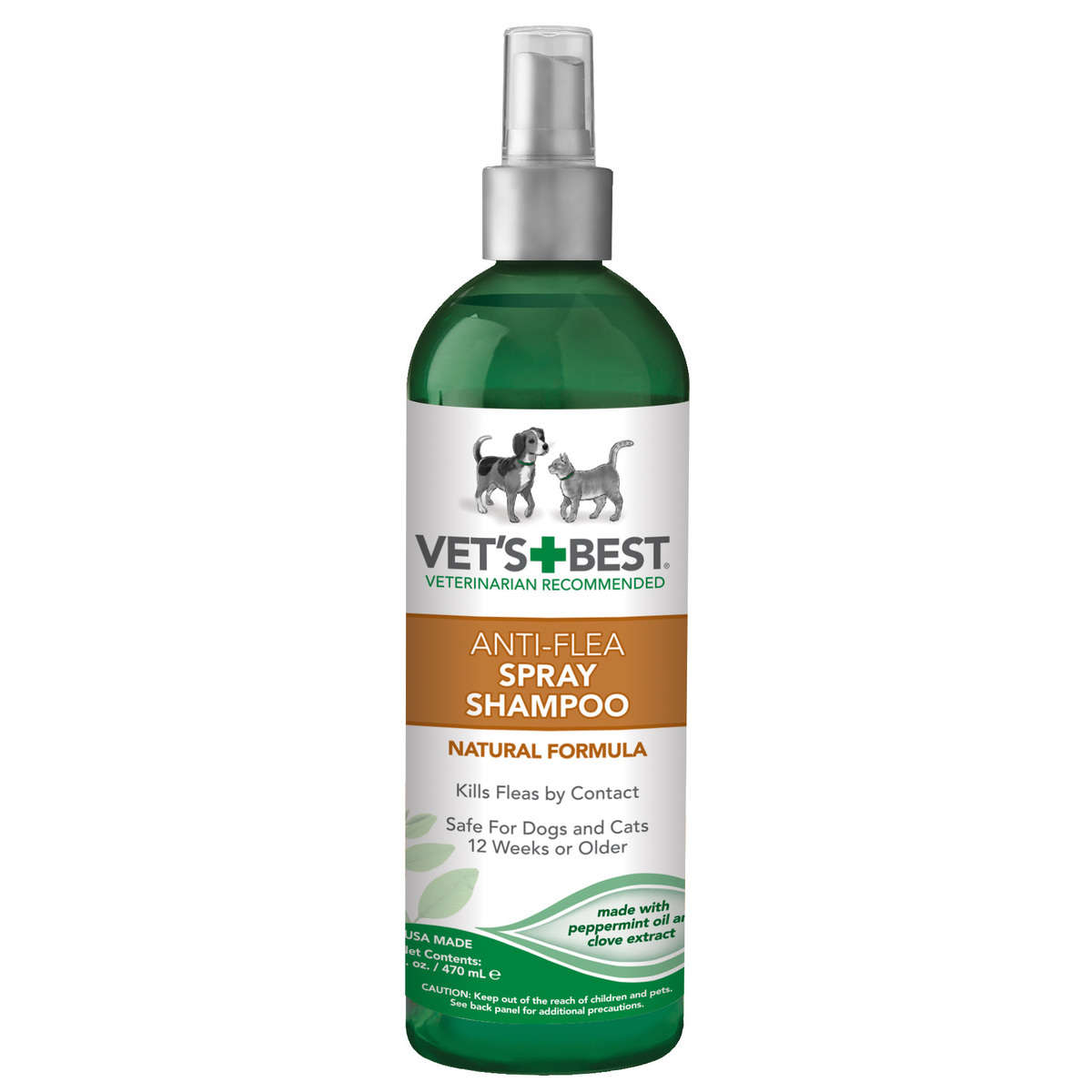 Pet Anti-Flea Easy Spray Shampoo 16oz - 3165810347