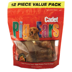 Natural Pig Ears 12 pack - C00867
