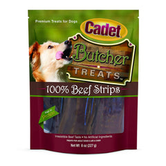 Butcher Treats Beef Strips - 8 ounces - C01448-6