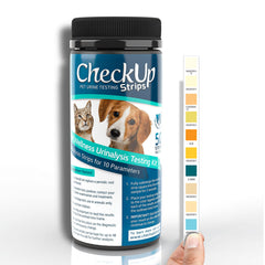 CheckUp 10-in-1 Dog and Cat Urine Testing Strips | 50 count - CUA10
