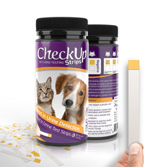 CheckUp Dog and Cat Urine Testing Strips for Detection of Blood in Urine | 50 count - CUBB