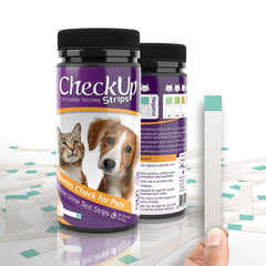 CheckUp Dog and Cat Urine Testing Strips for Detection of Diabetes | 50 count - CUBG
