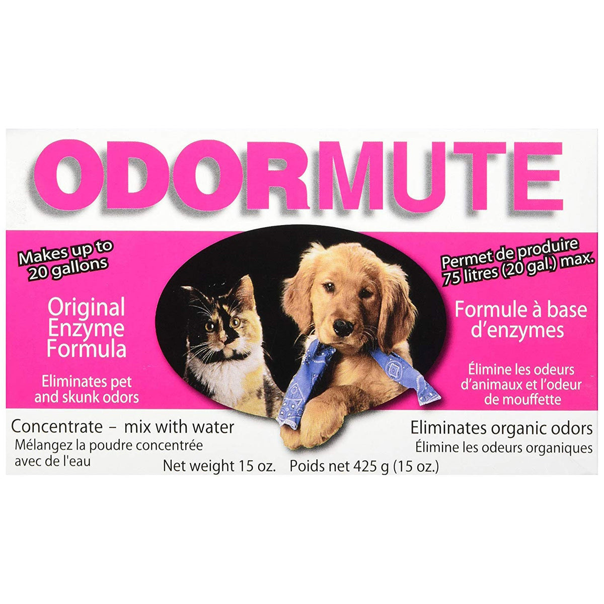 Odormute Powder Odor Eliminator Unscented 15 ounces - DD-102