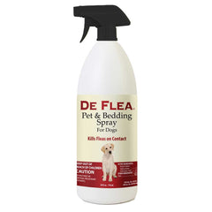DeFlea Pet and Bed Spray for Dogs 24 ounces - MC11036