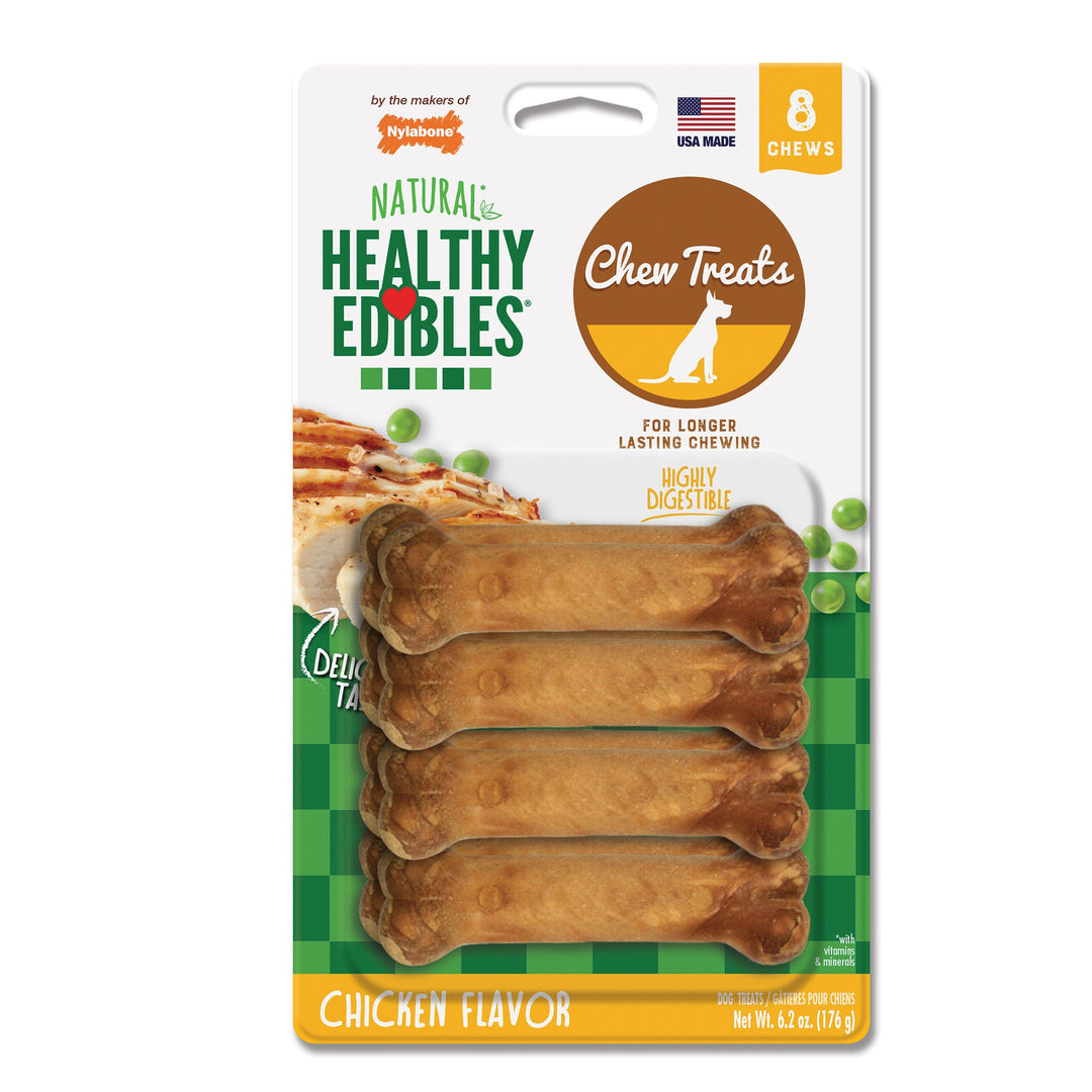 Healthy Edibles Longer Lasting Chicken Treats Petite 8 count - NBQ101VP8P