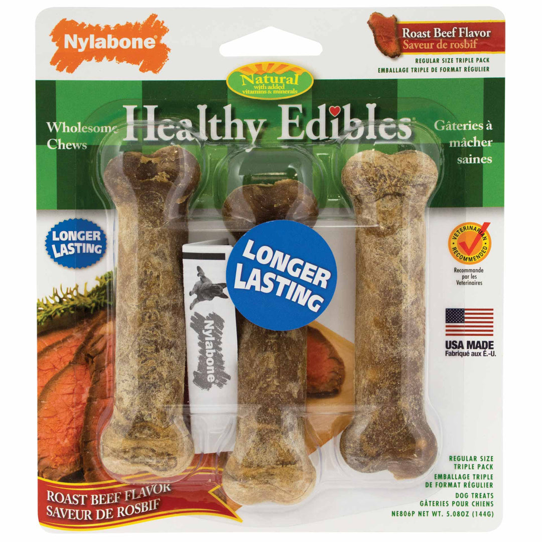 Healthy Edibles Longer Lasting Beef Treats