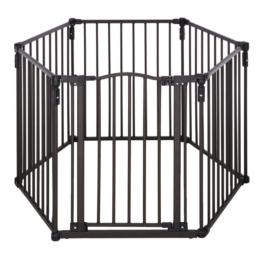 3-in-1 Arched Décor Metal Superyard Six-Panel - NS4936