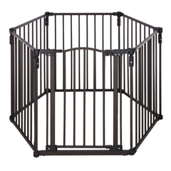 3-in-1 Arched Décor Metal Superyard Six-Panel - NS4936