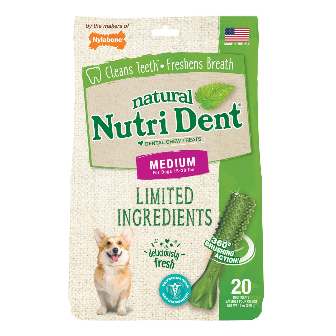 Nutri Dent Limited Ingredient Dental Chews Fresh Breath Medium