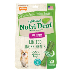 Nutri Dent Limited Ingredient Dental Chews Fresh Breath Medium