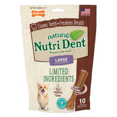 Nutri Dent Limited Ingredient Dental Chews Filet Mignon Large 10 count - NTD663M10P