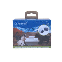 Drinkwell Ceramic Charcoal Filters 4 pack - PAC00-13906