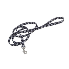 Coastal Pet Attire Styles Nylon Dog Leash- Skull & Cross Bones