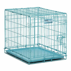 Midwest iCrate Single Door Dog Crate Blue 24in x 18in x 19in