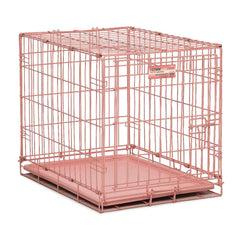 Midwest iCrate Single Door Dog Crate Pink 24in x 18in x 19in