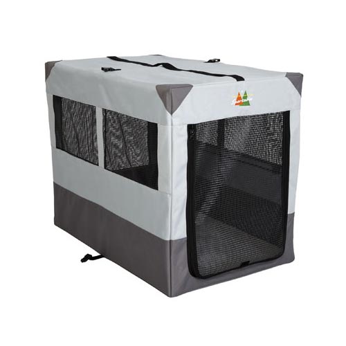 Midwest Canine Camper Sportable Crate Gray 42in x 26in x 32in