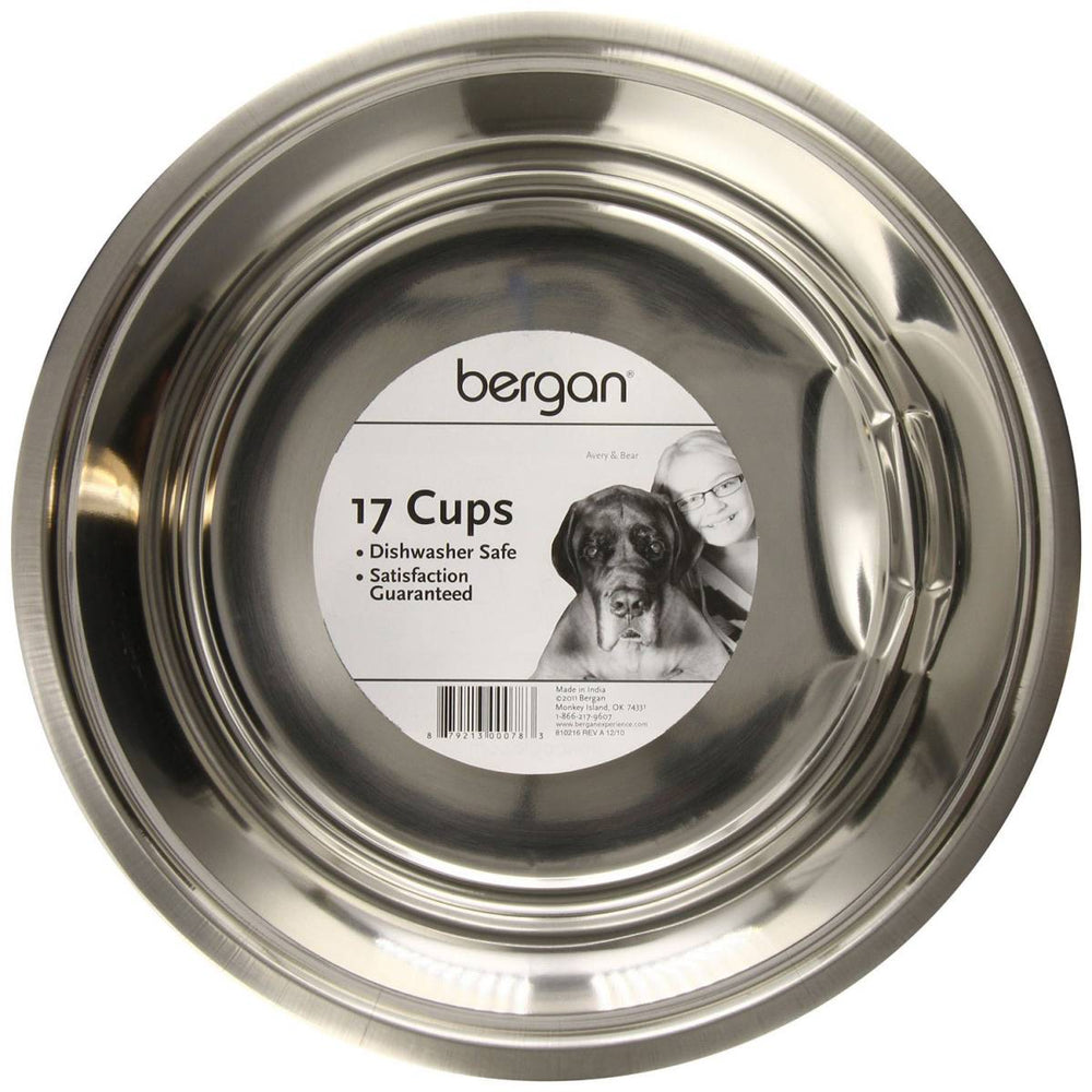 Bergan Stainless Steel Bowl- 17 cups