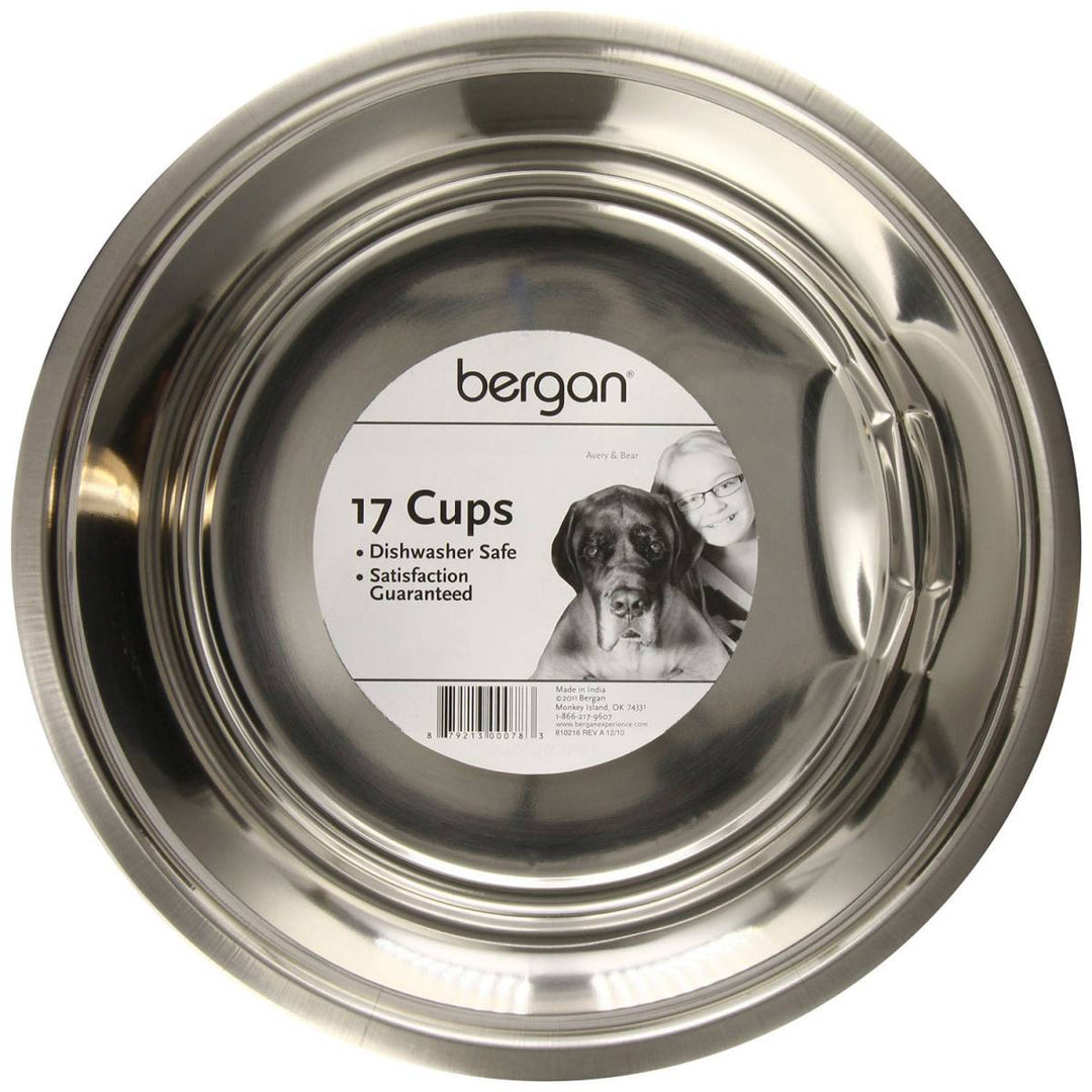 Bergan Stainless Steel Bowl- 17 cups