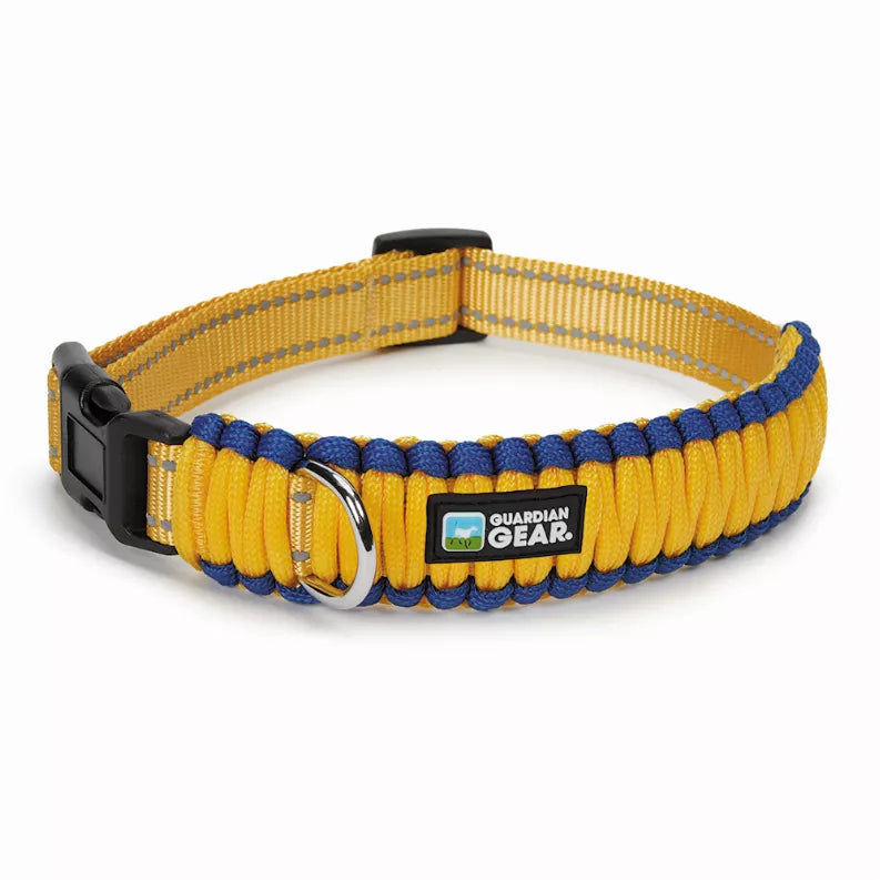 GG Reflective Paracord Collar-yellow