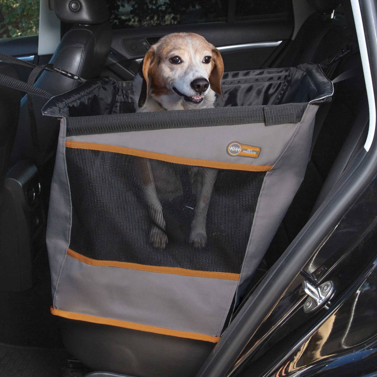 K&H Pet Products Buckle n’ Go Pet Seat- Gray