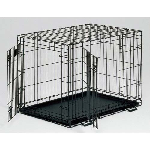 Midwest Life Stages Double Door Dog Crate- Black