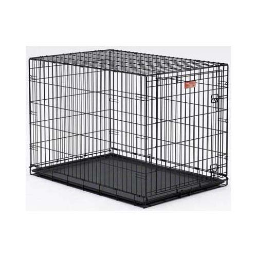 Midwest Life Stages Double Door Dog Crate- Black