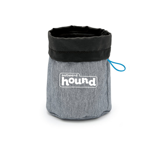 Outward Hound Dog Treat N Ball Bag -Gray